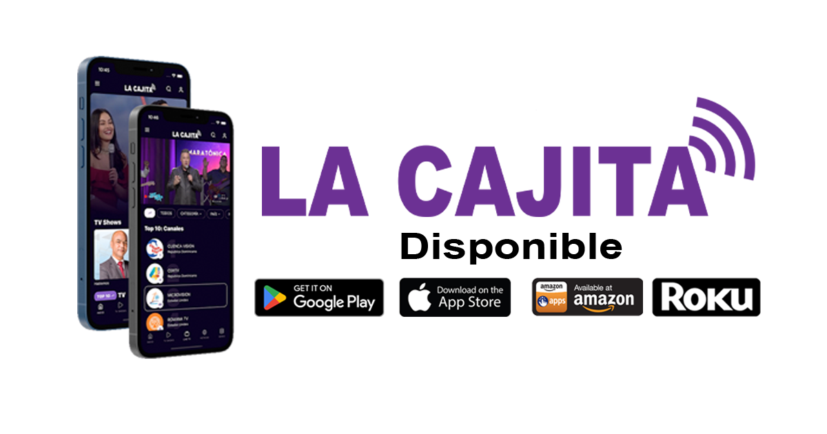 Descarga La Cajita en Google Play, App Store, Amazon y Roku